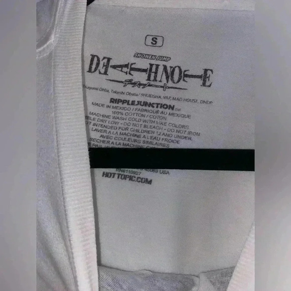 Hot Topic Women’s Small Death Note Top - Picture 2 of 4